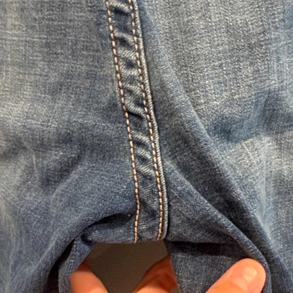 Adam Men's Relaxed Fit Indigo Jeans - Picture 6 of 7